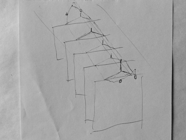 sketch by Tim Elverston - Crane Ramen 
